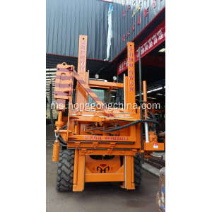 Lebuh Raya Guardrail Post Ramming Machine